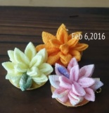 江戸つまみ細工 ワークショップ 『裏つまみの花』