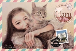 【-haru-】色鉛筆&パステル画展in72cafe