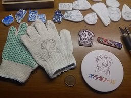 夏休み恒例！白竹木材で「消しごむはんこ教室」 