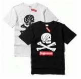 春夏超激得大人気SUPREME シュプリーム tシャツ スカル ロゴ プリント トップス カットソー 半...