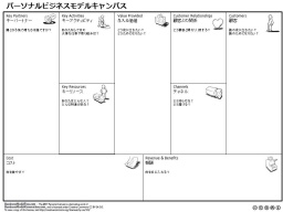 あなたの強みとキャリアを創造する!パーソナル・ビジネスモデル・デザイン ワークショップ | P...
