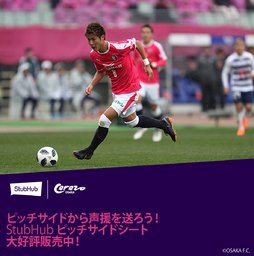 StubHubピッチサイドシート｜2018明治安田生命J1リーグ 第8節 セレッソ大阪 vs FC東京　