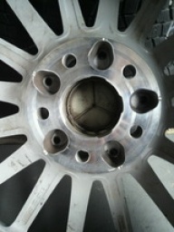 インセット加工　オフセット加工　アルミホイール加工