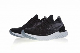 ナイキ エピック リアクト フライニット NIKE EPIC REACT FLYKNIT AQ0067-001 ブラック/グレー/...