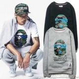 スタイリッシュな印象 2016春夏 a bathing APE ベイシングエイプ メンズ プルオーバーパーカー ...